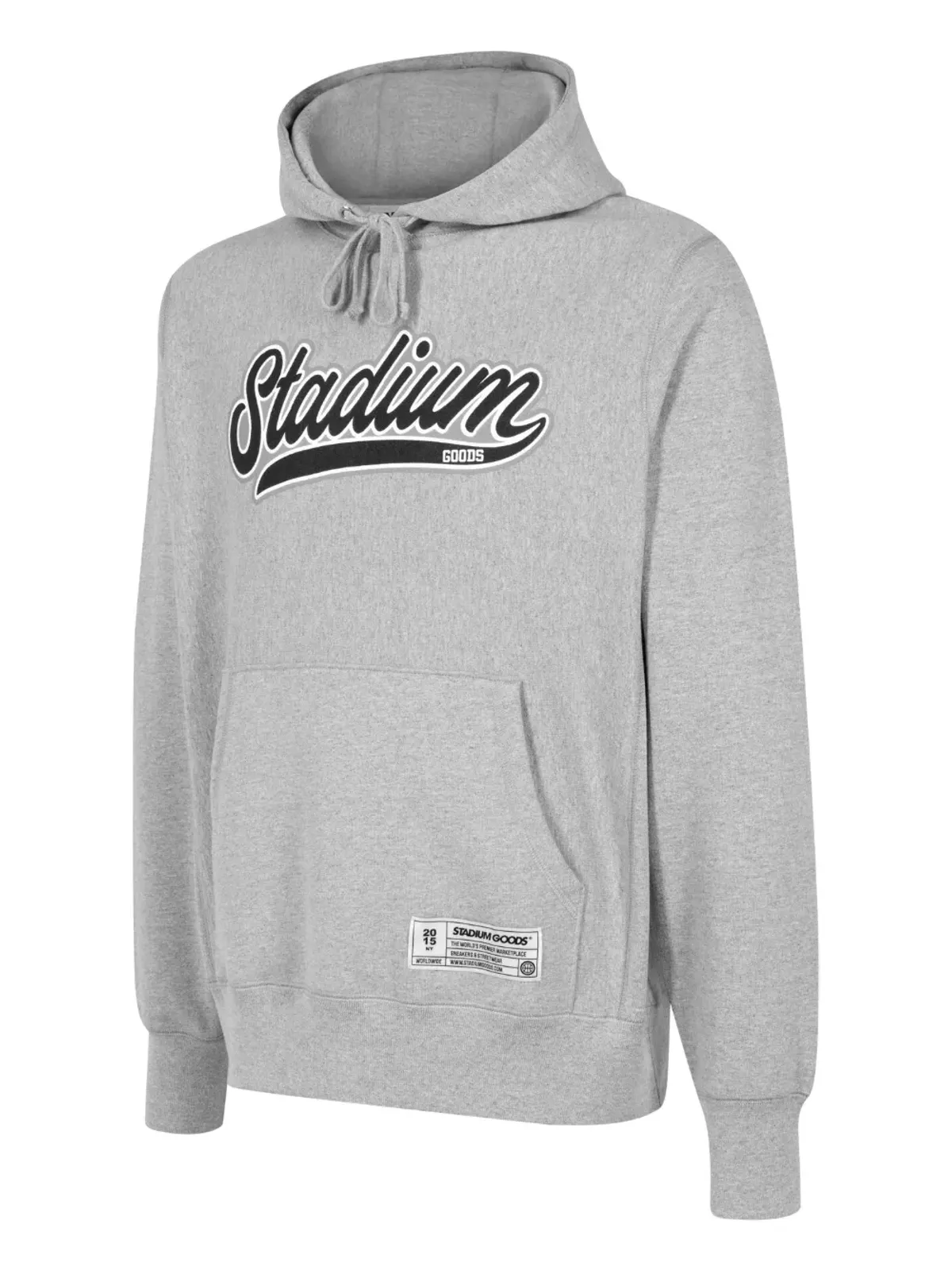 STADIUM GOODS スクリプト ロゴ グレー フーディー - 画像3