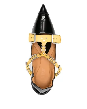 13 09 SR Patsy ポインテッドトゥ バックル バレエフラット - サムネイル4