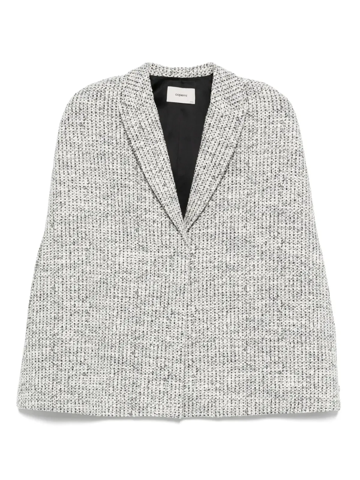 Coperni ツイード テーラード ケープ ブラック - 画像1