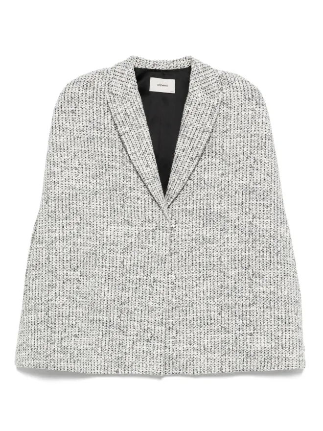 Coperni Coperni ツイード テーラード ケープ ブラックの商品画像