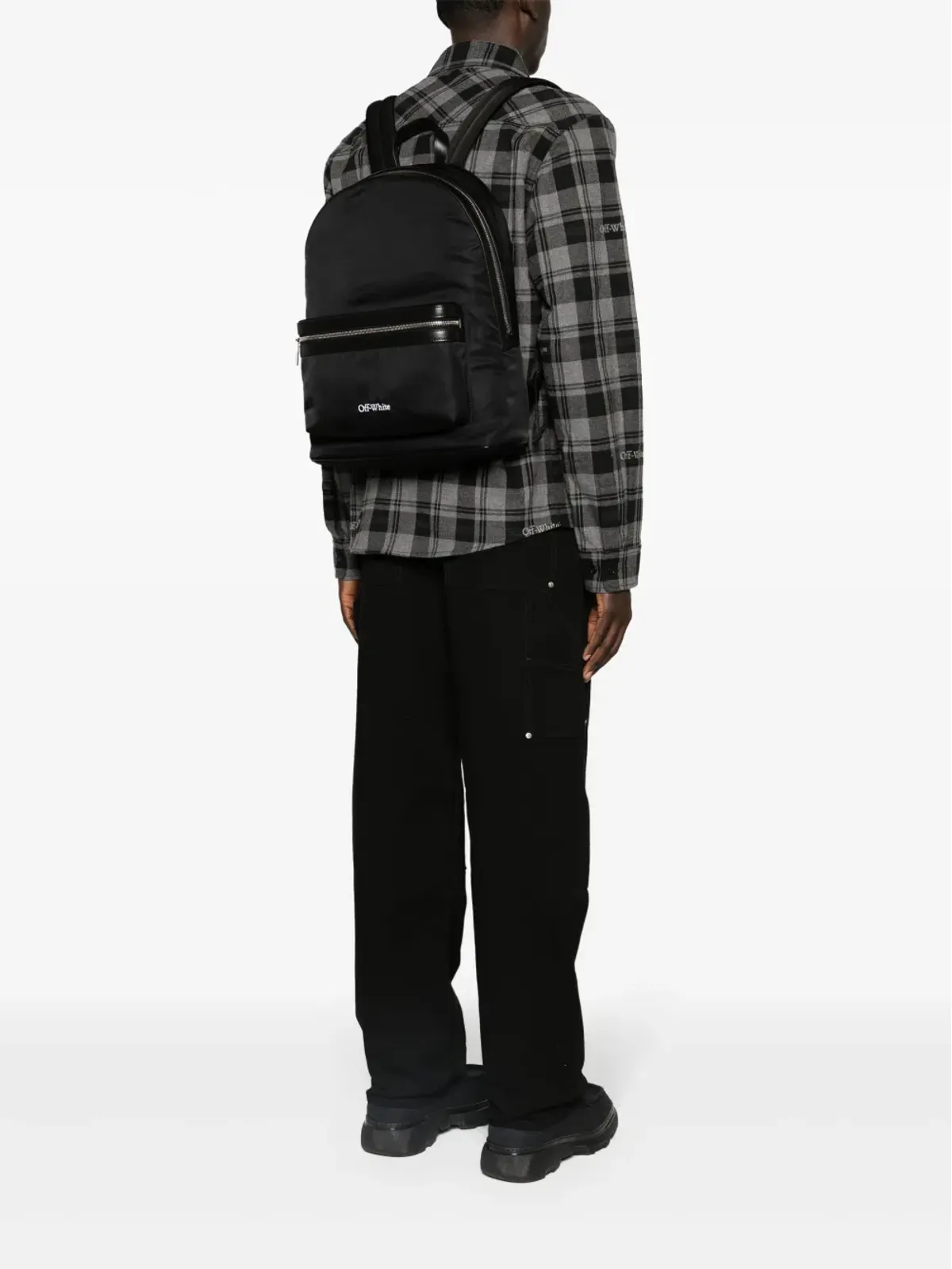 Off-White embroidered-logo バックパック - 画像2