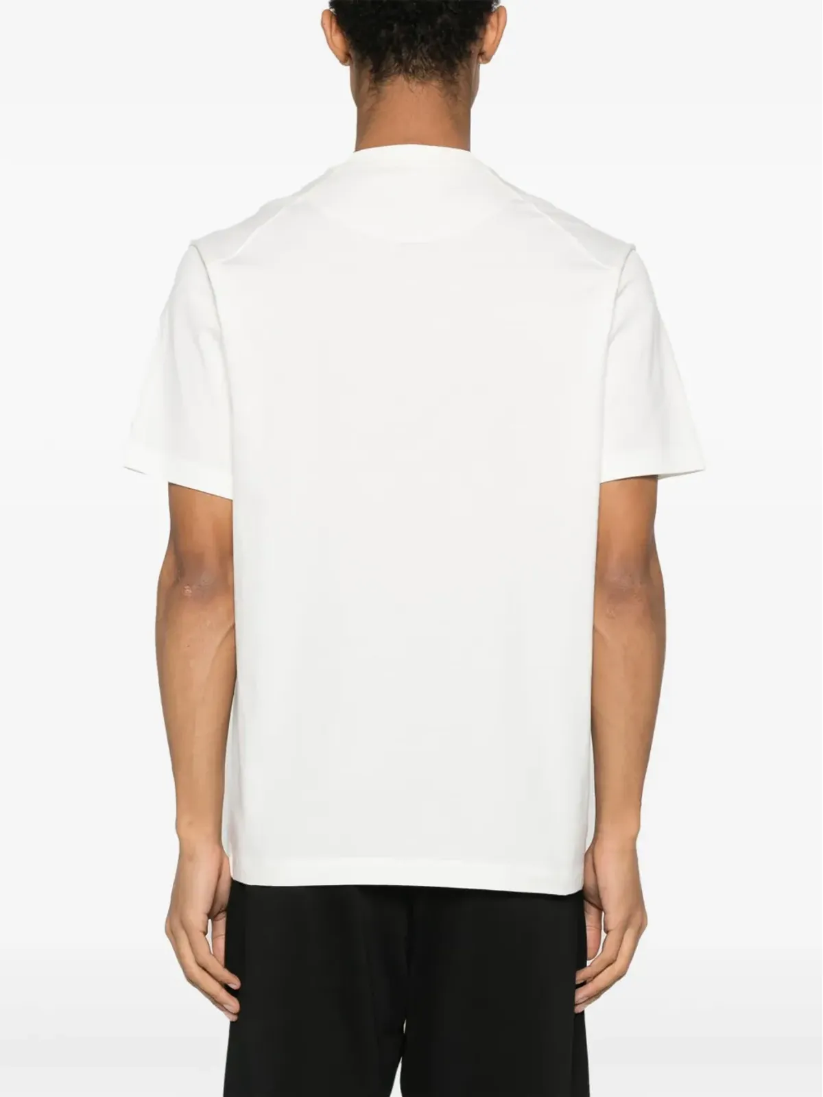 Y-3 クラシック チェスト ロゴ コットン Tシャツ - ネチュラル - 画像5