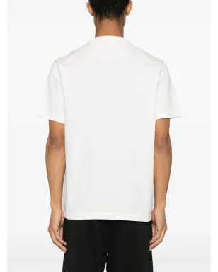 Y-3 クラシック チェスト ロゴ コットン Tシャツ - ネチュラル - サムネイル5