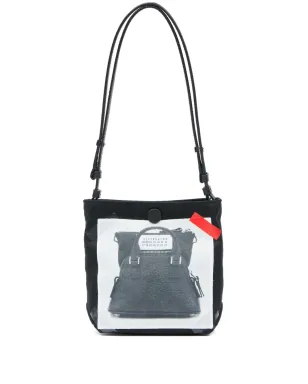 Maison Margiela トロンプ・ルイユ 5AC ベビー メッセンジャーバッグ - ブラック - サムネイル1