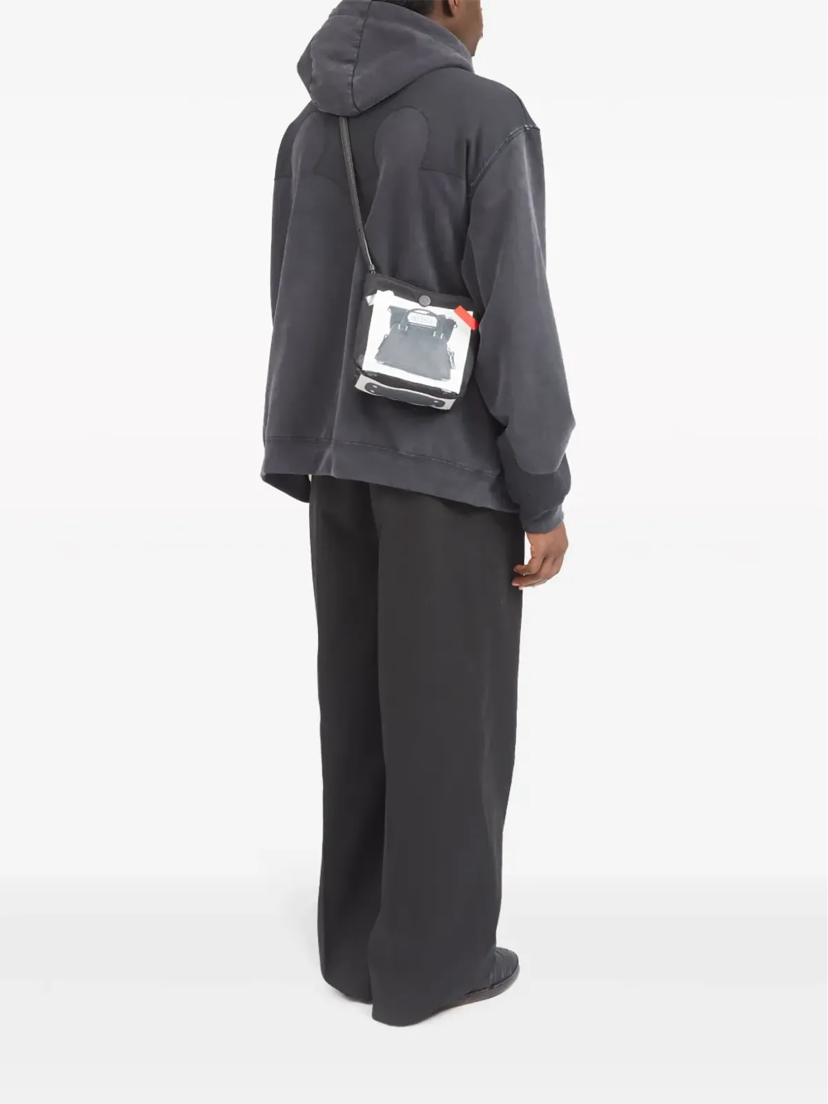 Maison Margiela トロンプ・ルイユ 5AC ベビー メッセンジャーバッグ - ブラック - 画像3