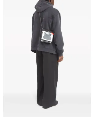 Maison Margiela トロンプ・ルイユ 5AC ベビー メッセンジャーバッグ - ブラック - サムネイル3
