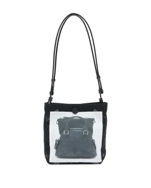 Maison Margiela トロンプ・ルイユ 5AC ベビー メッセンジャーバッグ - ブラック - サムネイル4