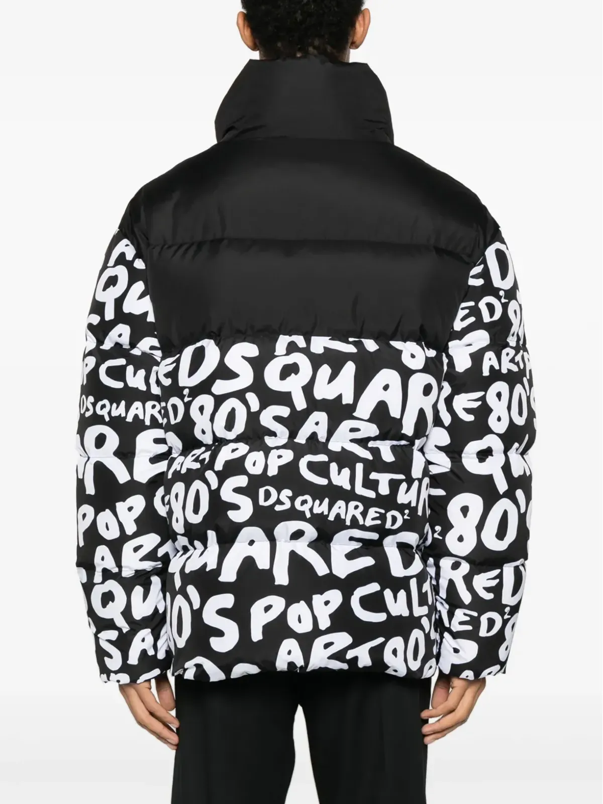 DSQUARED2 D2 Pop 80年代 ツートーン パディッド ジャケット - ブラック - 画像4
