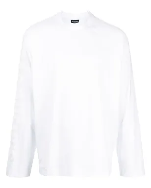 Jacquemus Le T-shirt Typo ロングスリーブトップ - ホワイト - サムネイル1