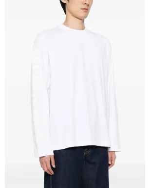 Jacquemus Le T-shirt Typo ロングスリーブトップ - ホワイト - サムネイル3