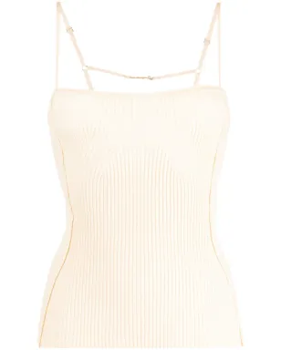 Jacquemus Le Haut Sierra リブ編みタンクトップ - サムネイル1