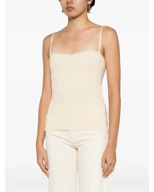 Jacquemus Le Haut Sierra リブ編みタンクトップ - サムネイル4