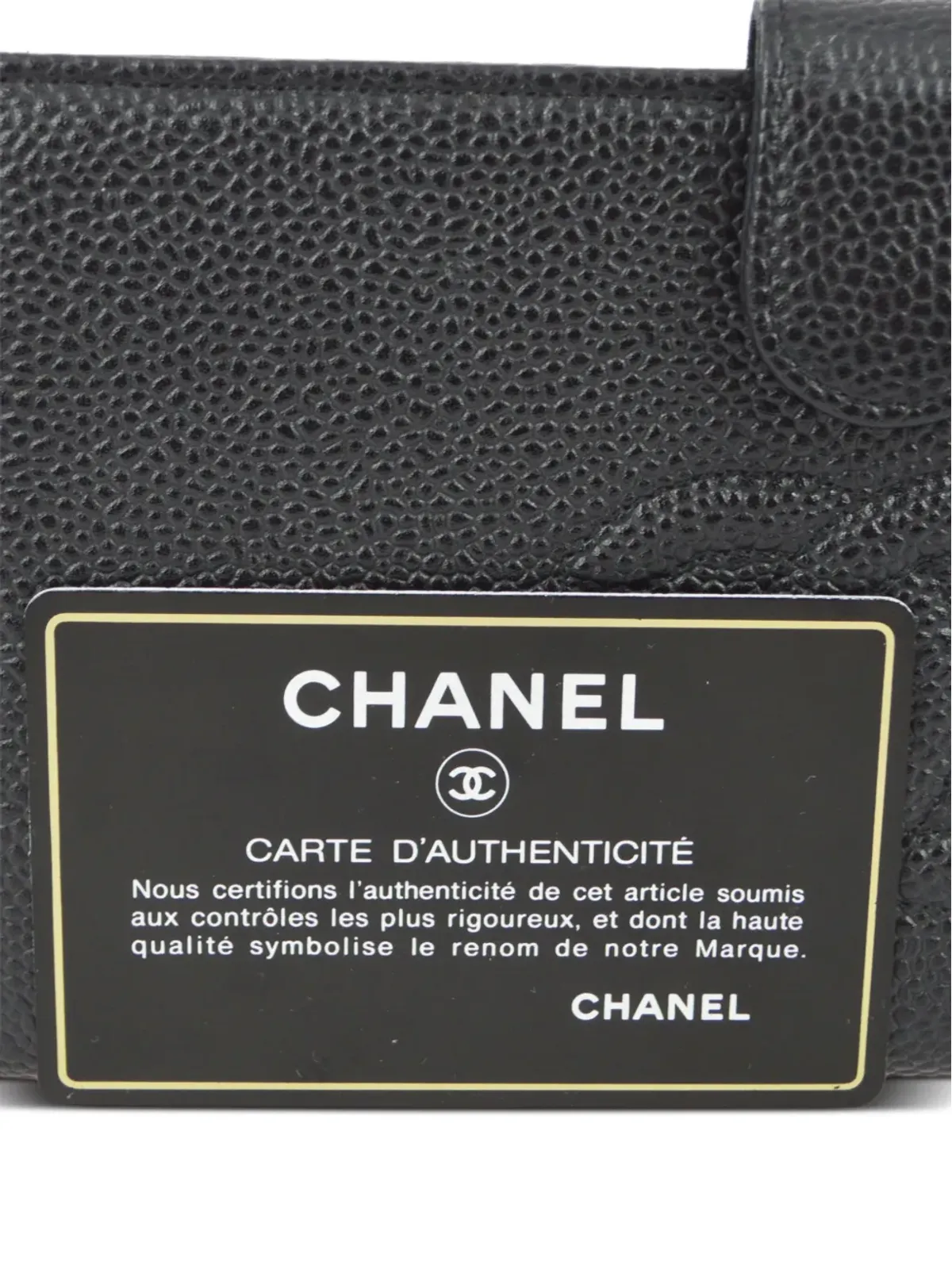 CHANEL Pre-Owned 2002 CC ロング レザー ウォレット - ブラック - 画像5