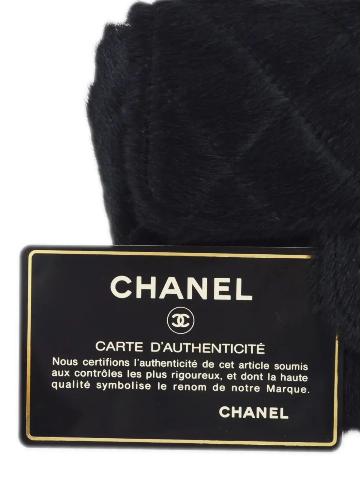 CHANEL ビンテージ 1992年 ミニスクエア ハンドバッグ - ブラック - 画像5