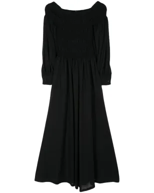 Max Mara スモックパネル ウール マキシドレス - ブラック - サムネイル1
