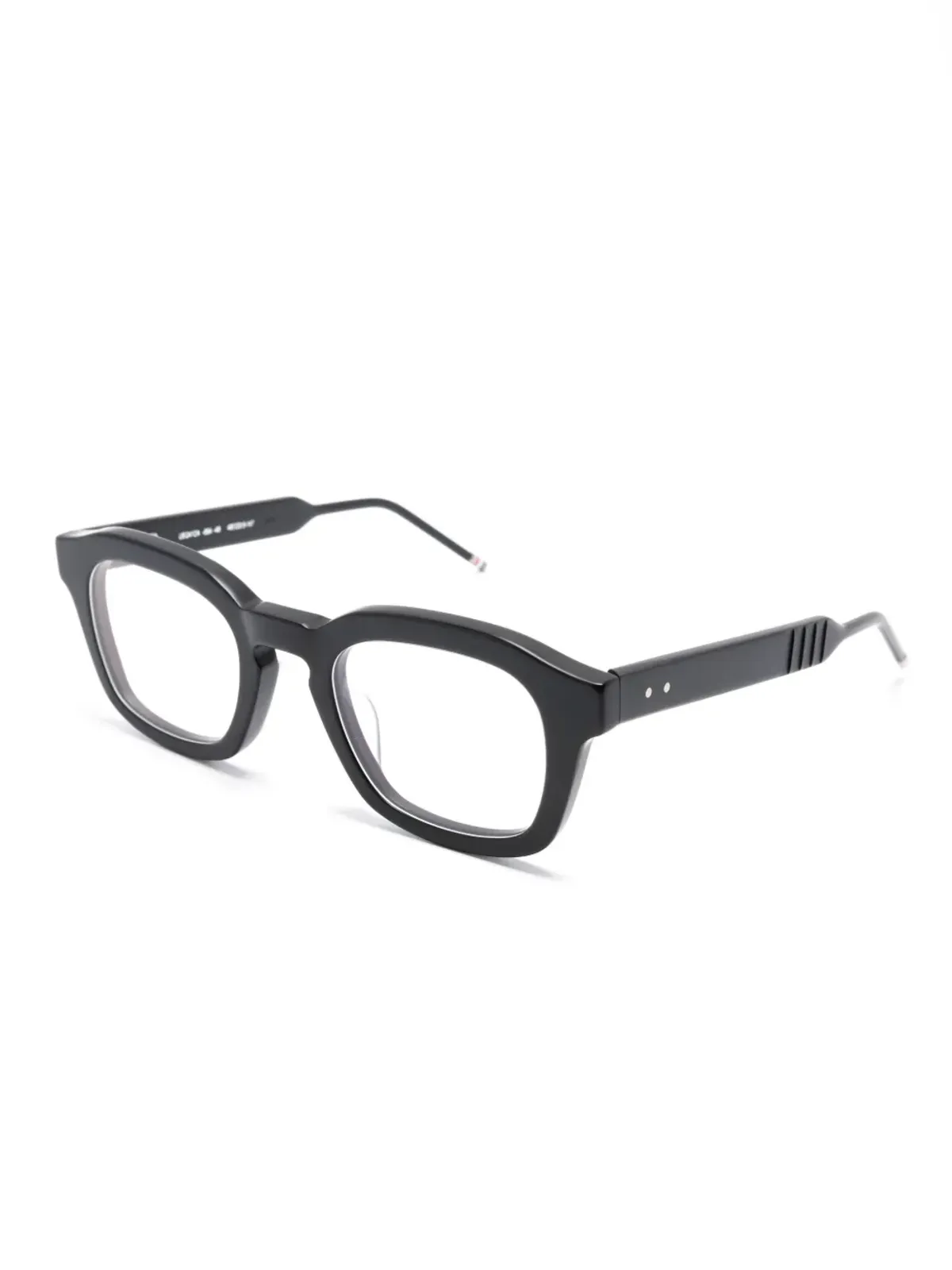 Thom Browne Eyewear ウェイファーラー型メガネ - 画像2