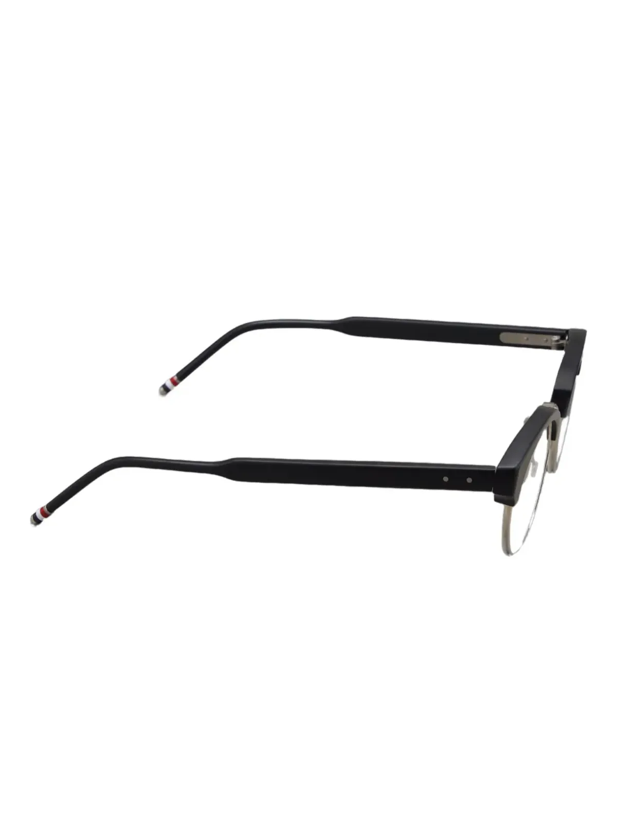 Thom Browne Eyewear オーバルフレーム眼鏡 - ブラック - 画像2