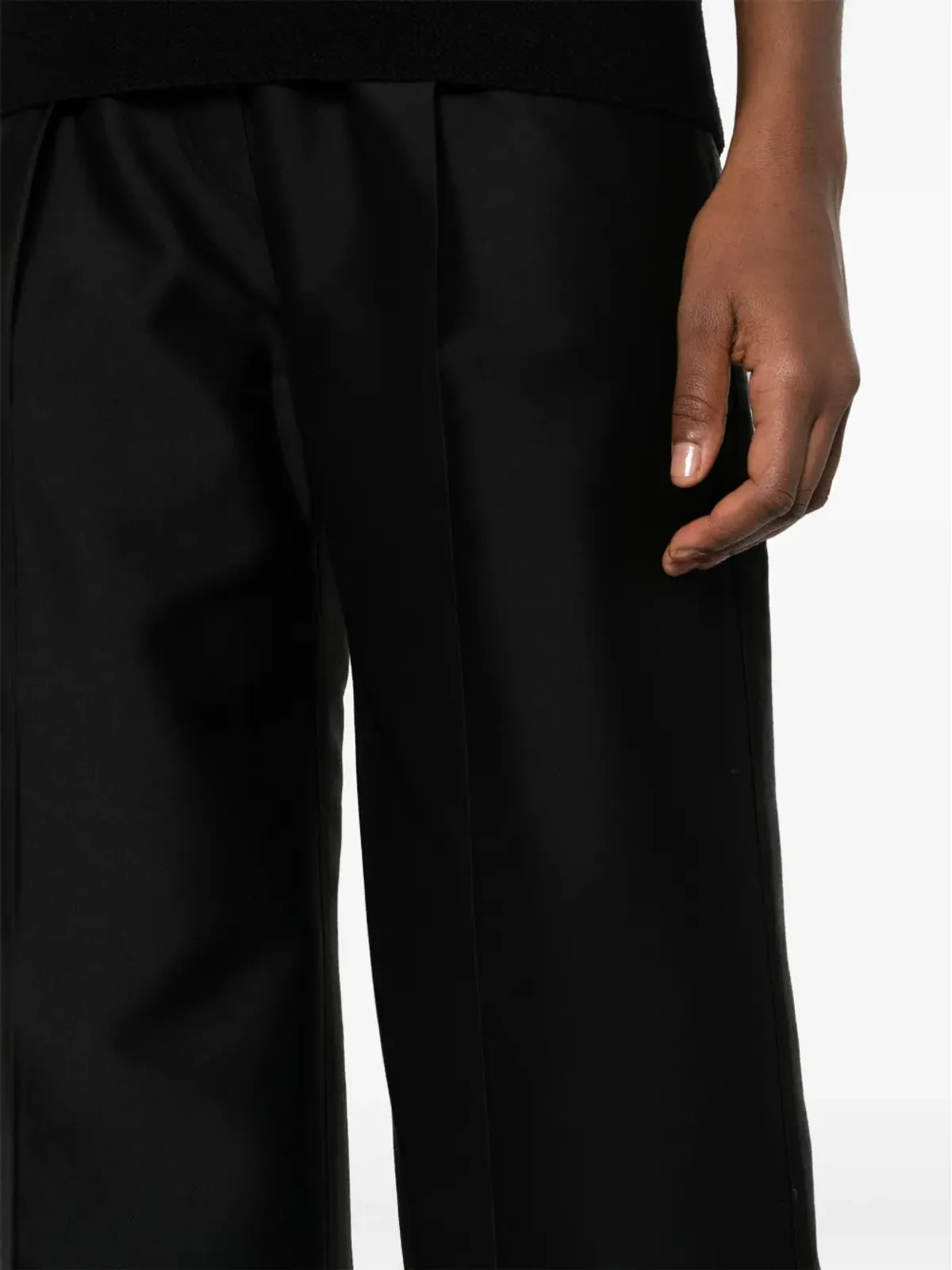 Christian Wijnants Picaia wide-leg trousers - Black - 画像5