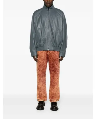 Marni レザー ボンバー ジャケット - サムネイル2