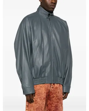 Marni レザー ボンバー ジャケット - サムネイル3