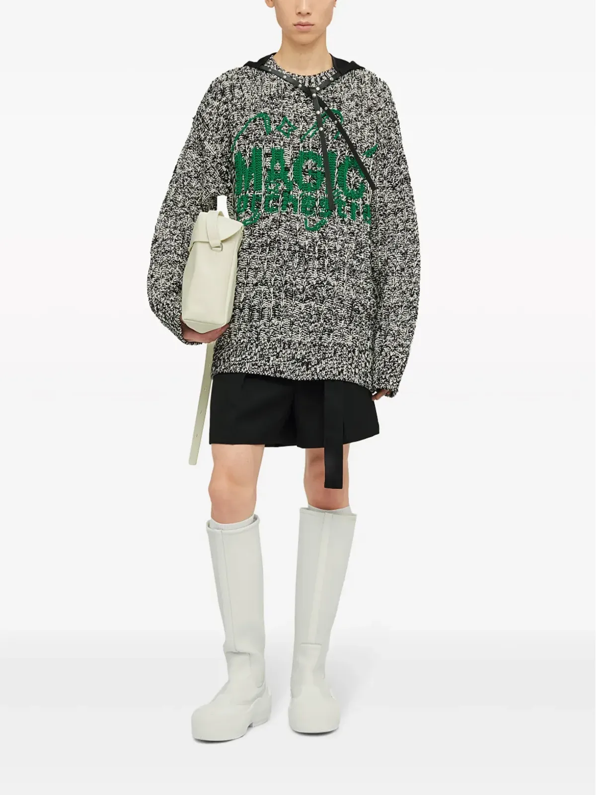 Jil Sander ジャカード ウール混紡 セーター - グレー - 画像2
