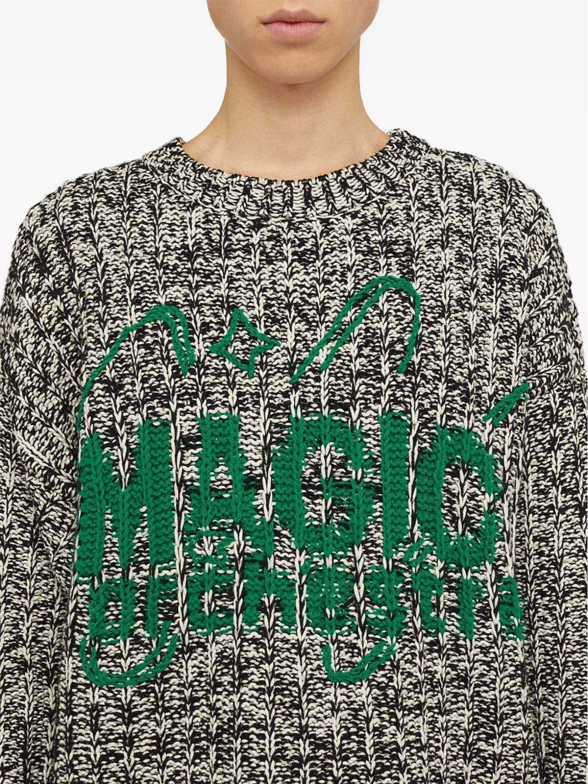 Jil Sander ジャカード ウール混紡 セーター - グレー - 画像3