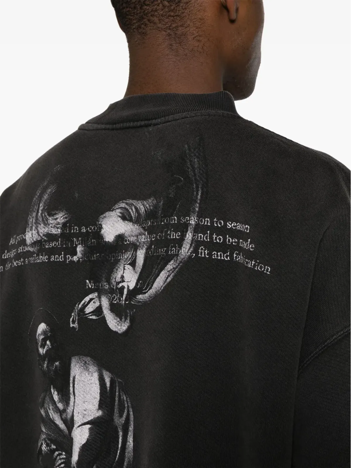 Off-White S.Matthew コットン スウェットシャツ - ブラック - 画像5