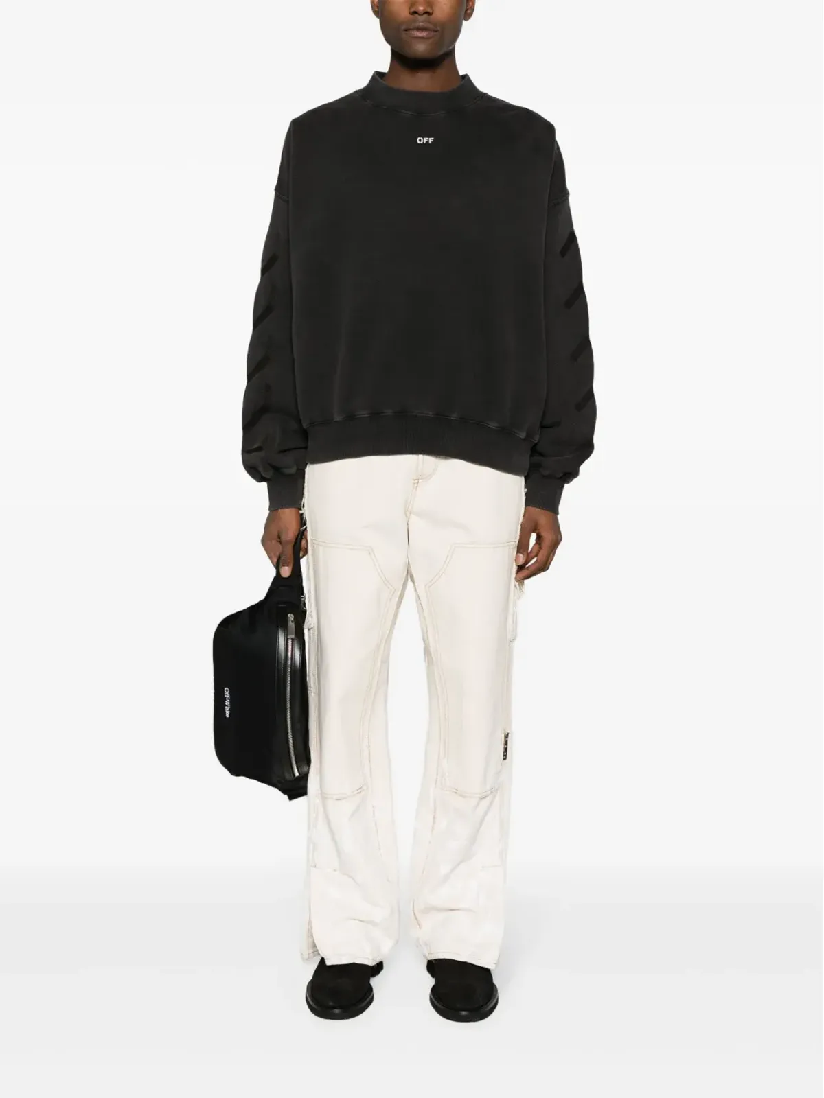 Off-White S.Matthew コットン スウェットシャツ - ブラック - 画像2