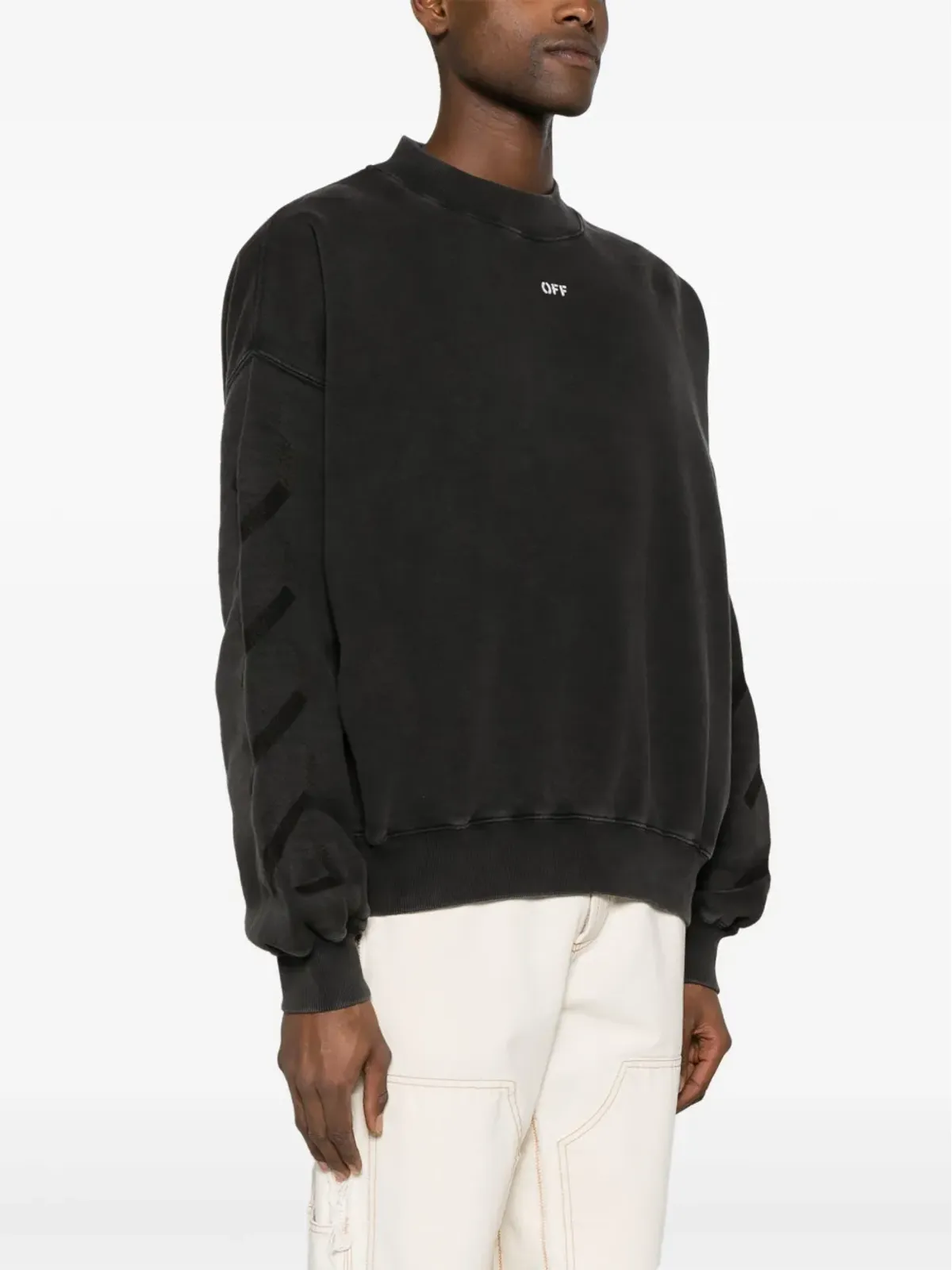 Off-White S.Matthew コットン スウェットシャツ - ブラック - 画像3