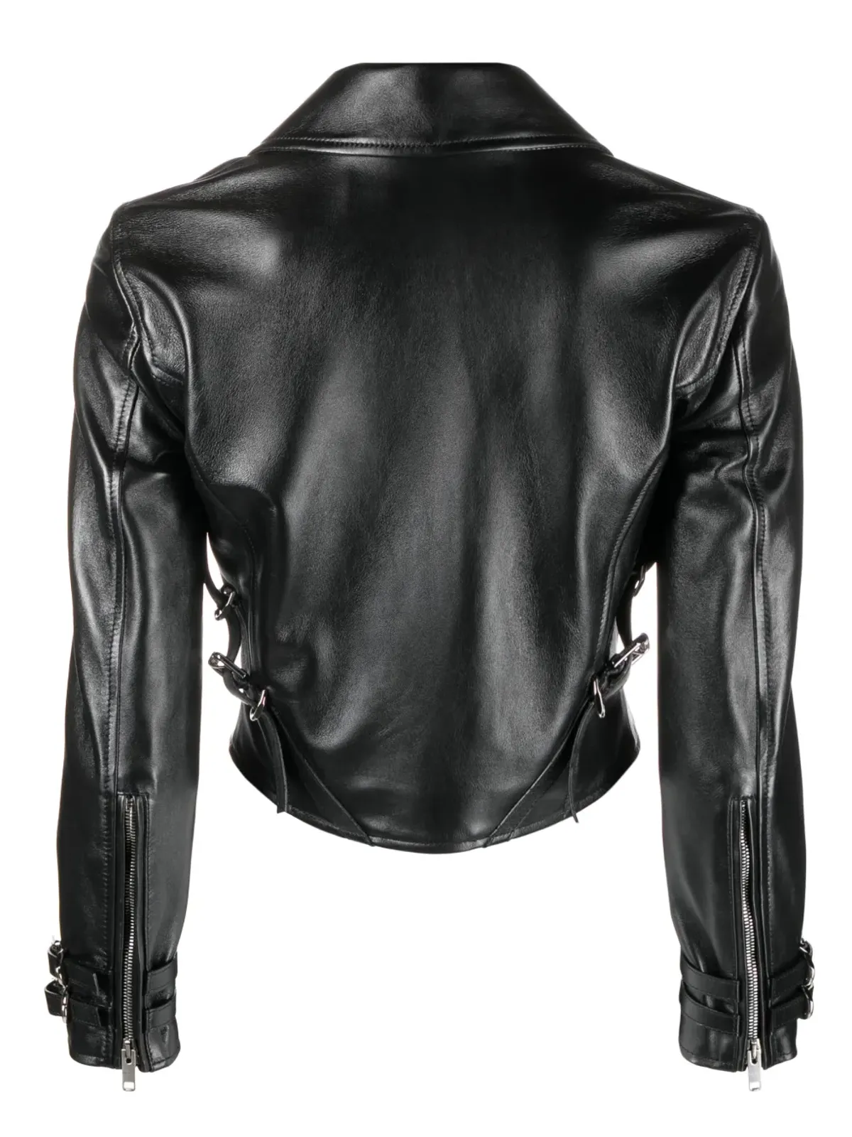 Givenchy レザー クロップドジャケット - ブラック - 画像2