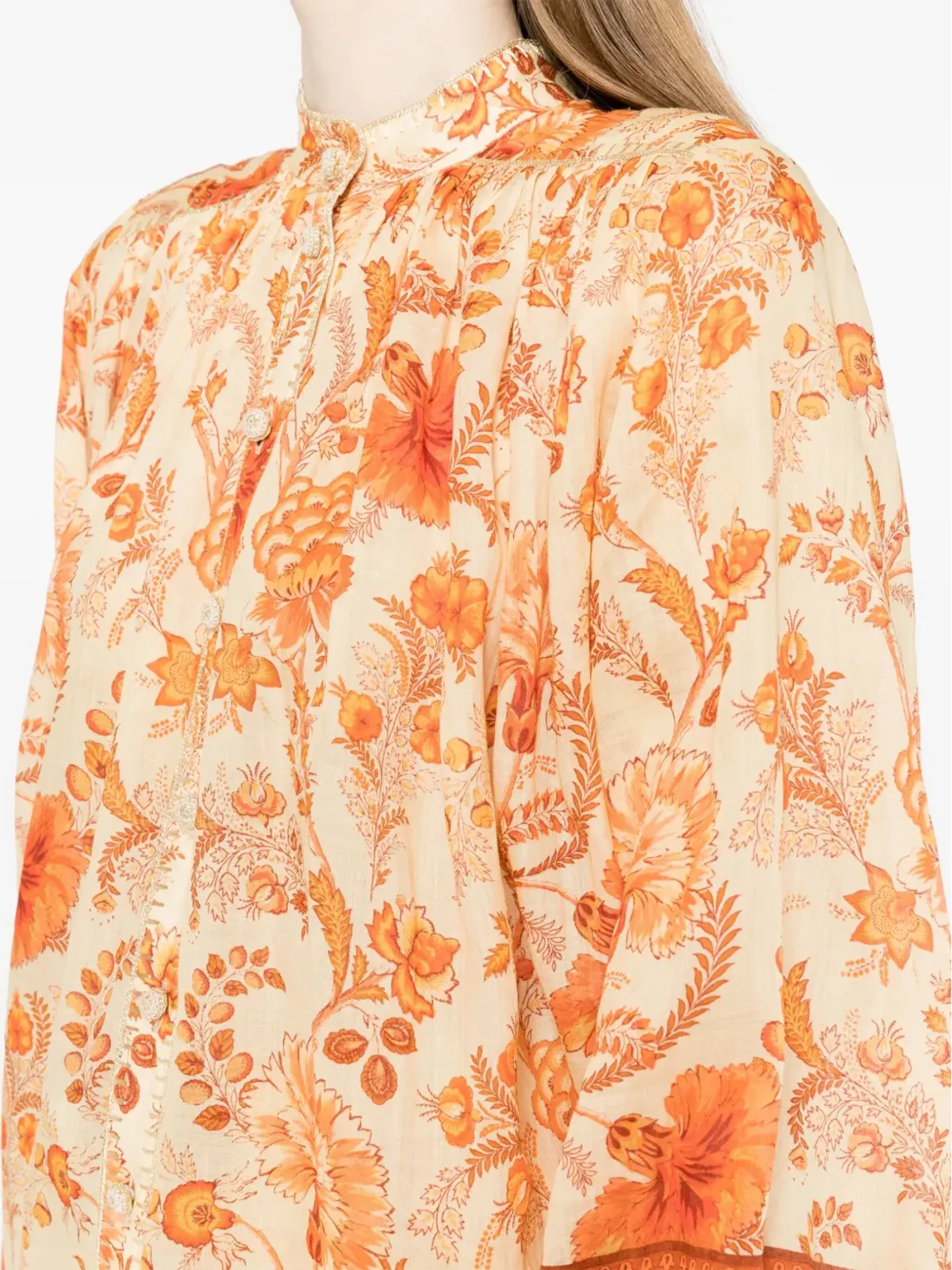 ZIMMERMANN Junie floral-print blouse - Orange - 画像5