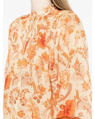 ZIMMERMANN Junie floral-print blouse - Orange - サムネイル5