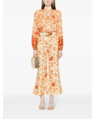 ZIMMERMANN Junie floral-print blouse - Orange - サムネイル2