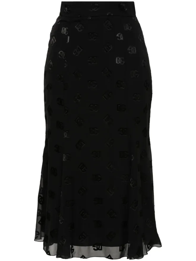 Dolce & Gabbana Dolce & Gabbana デボレ・ゴデット・ミディスカートの商品画像