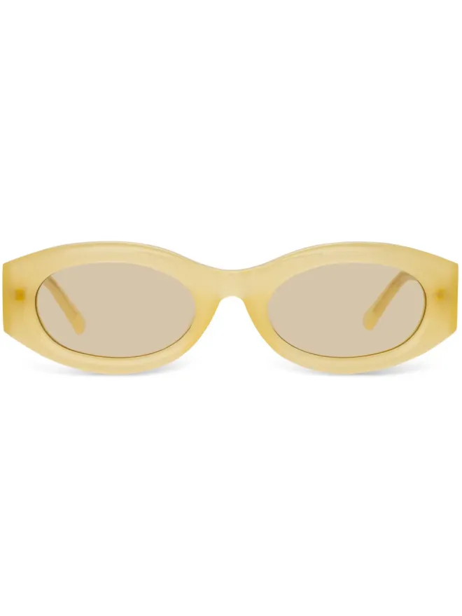 Linda Farrow Linda Farrow x The Attico Berta オーバルサングラスの商品画像