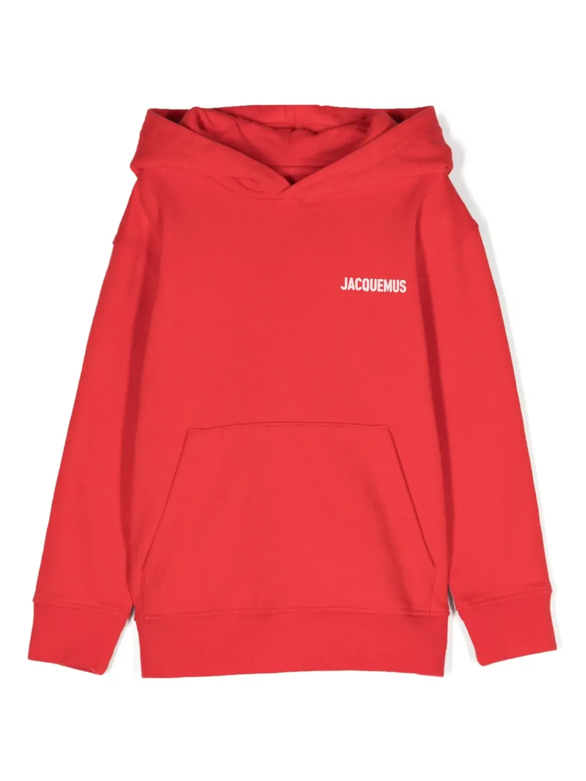 JACQUEMUS L'ENFANT ロゴプリント コットン フーディー - レッド - 画像1