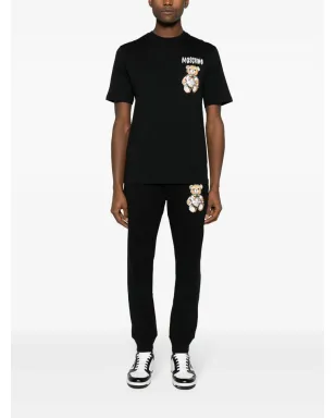 Moschino テディベアプリント テーパード トラックパンツ - サムネイル2