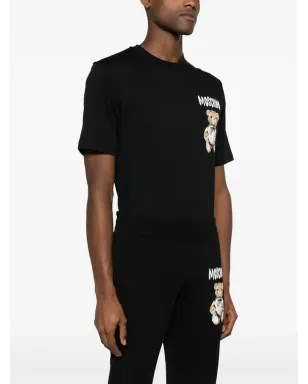 Moschino テディベアプリント テーパード トラックパンツ - サムネイル3