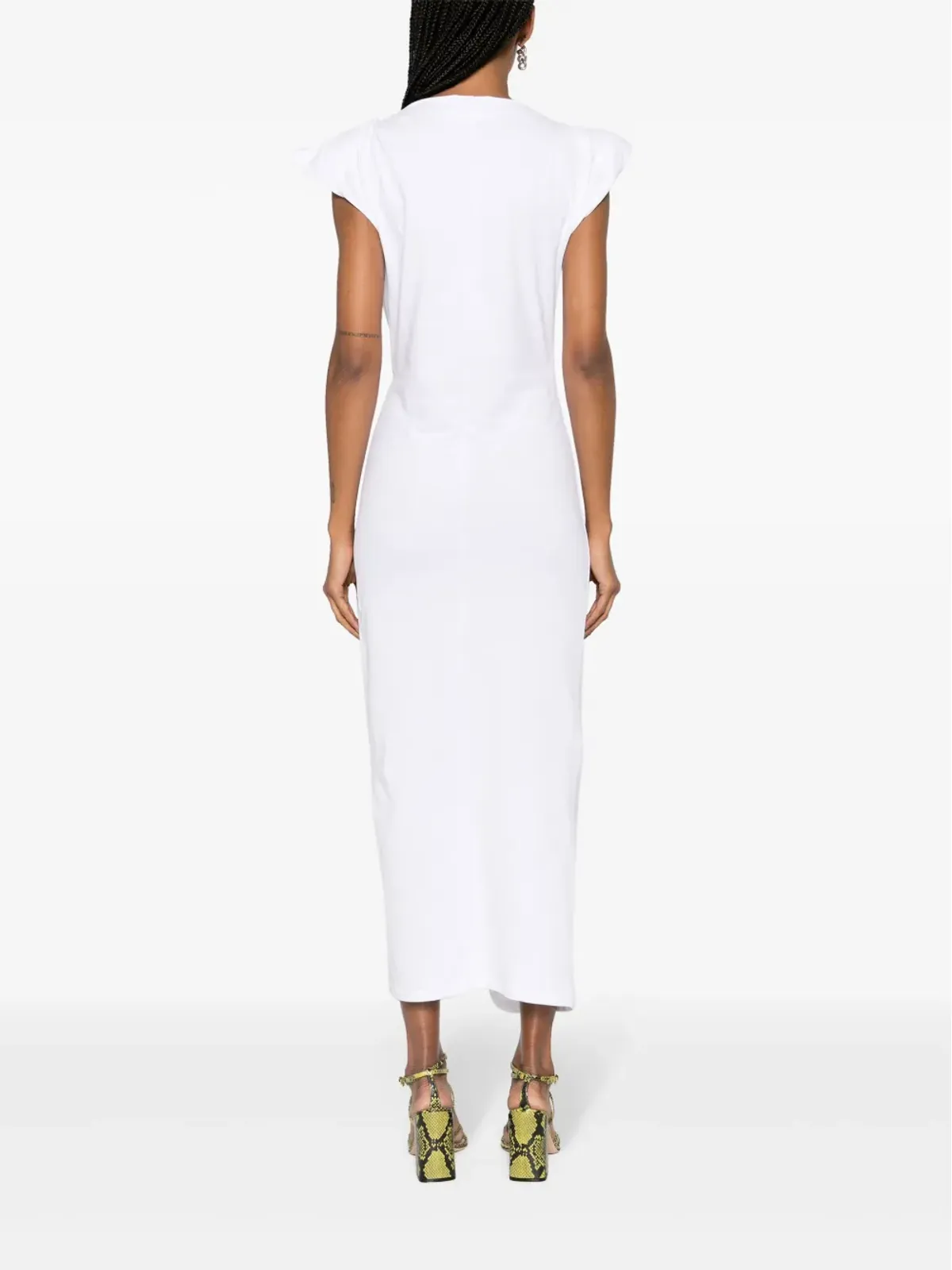 ISABEL MARANT Nadela オーガニックコットン ドレス - ホワイト - 画像4