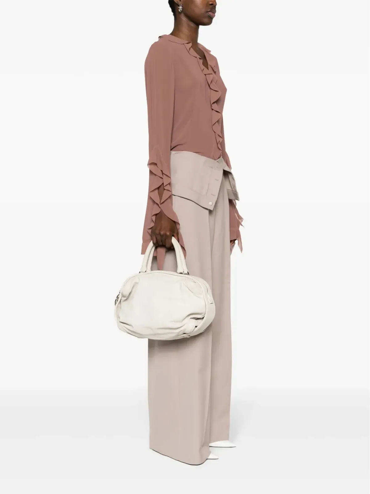 CHANEL ビンテージ CC ワイルドステッチ ハンドバッグ - 画像2