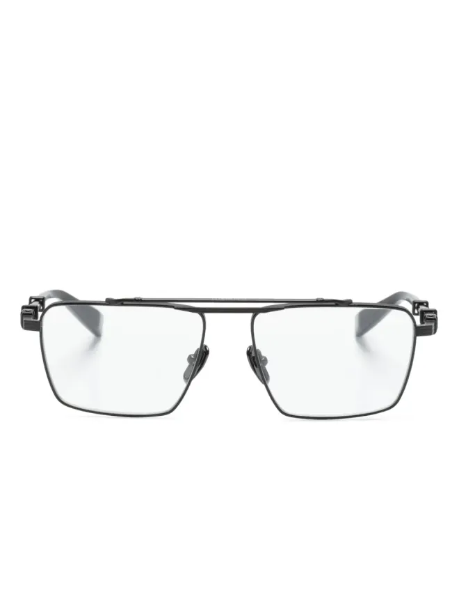 Balmain Eyewear Balmain Eyewear Brigade VI パイロットフレーム眼鏡の商品画像