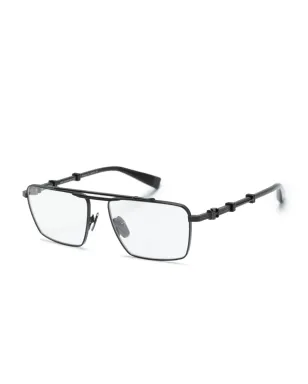 Balmain Eyewear Brigade VI パイロットフレーム眼鏡 - サムネイル2