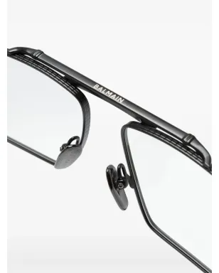 Balmain Eyewear Brigade VI パイロットフレーム眼鏡 - サムネイル3