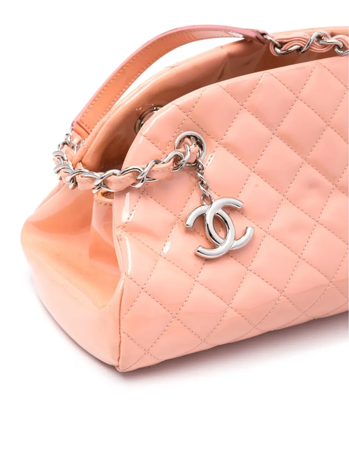 CHANEL ビンテージ Bowling Mademoiselle ハンドバッグ - 画像4