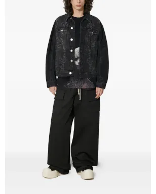 Han Kjøbenhavn パターン柄シャツジャケット - Black - サムネイル2