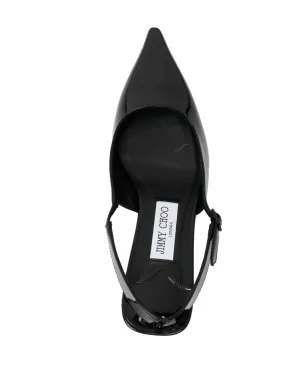 Jimmy Choo アメル50mm スリングバックパンプス - ブラック - サムネイル4