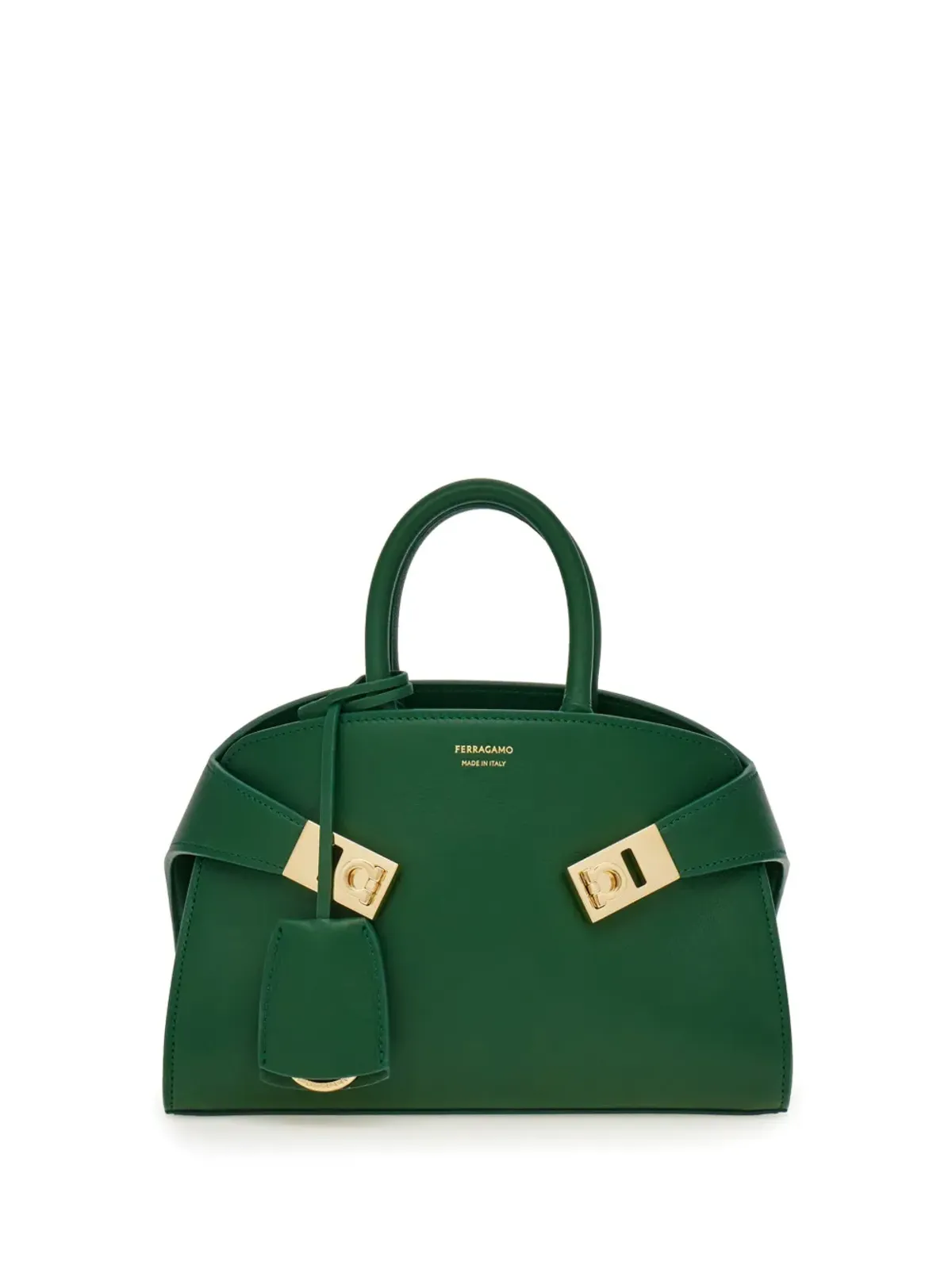 Ferragamo レザー トートバッグ - グリーン - 画像1