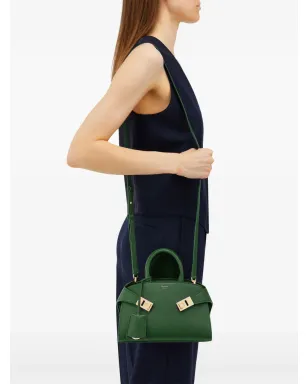 Ferragamo レザー トートバッグ - グリーン - サムネイル2