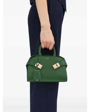 Ferragamo レザー トートバッグ - グリーン - サムネイル3