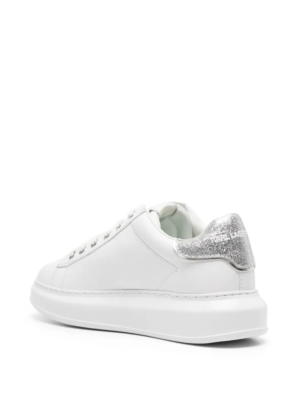 Karl Lagerfeld K/Ikonik Kapri レザー スニーカー - ホワイト - 画像3